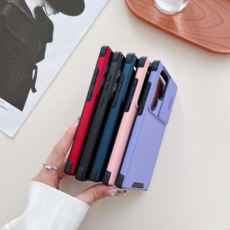 Drop Protection Scratch Resistant PC for Redmi Note 13 Pro with Kickstand and Strong Magnetic in Blue for Personal Use - Image 4