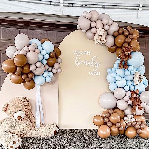 FOTSHARER Beige Arch Cover Wedding Arch Stand Cover 3.3x6.6FT Spandex Arch Backdrop Cover Fitted Arch Frame Cover for Birthday Party Chiara Wall Arch Cover Backdrop Fabric for Baby Shower Celebrations - Image 3
