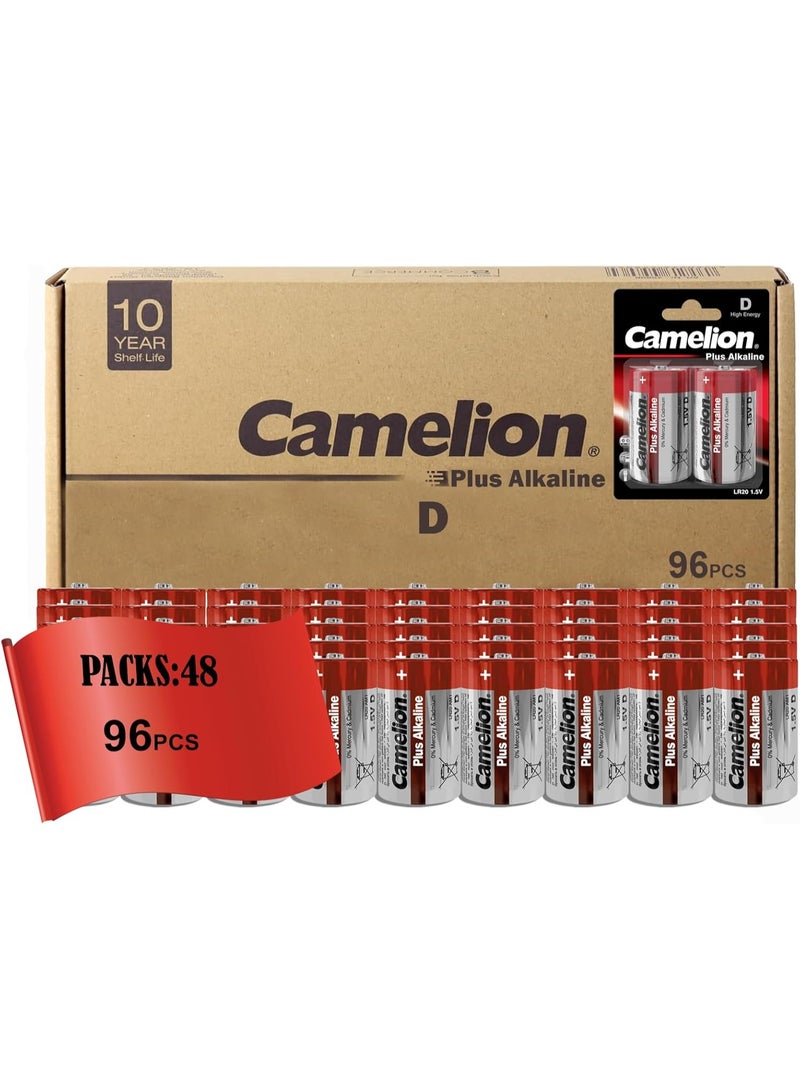 Camelion Camelion Plus LR20 Mono D Alkaline 48 Packs  - Image 1