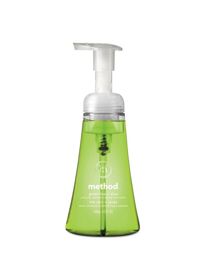Method 00362 Foaming Hand Wash Green Tea & Aloe 10 Oz Pump Bottle - Image 1