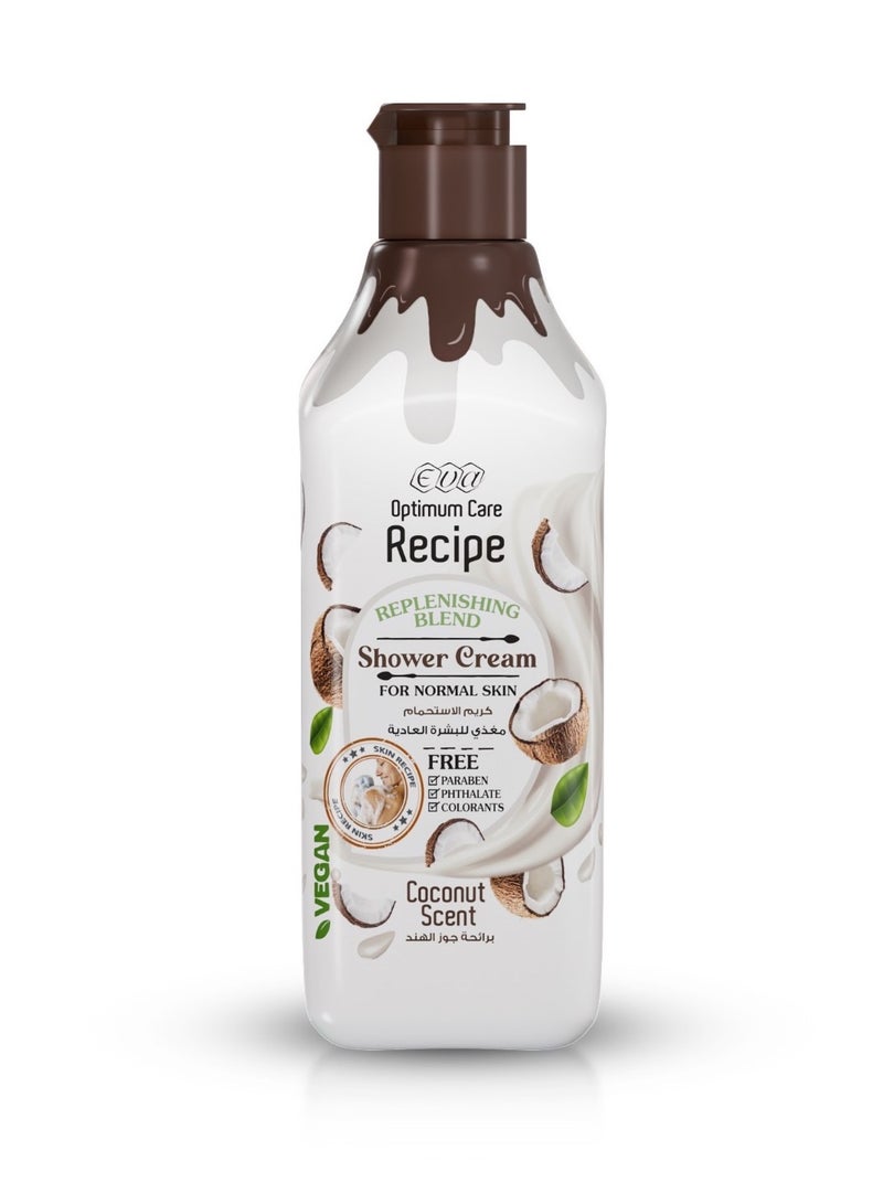 Eva Eva Optimum Care Shower Cream for Normal Skin Coconut Scent