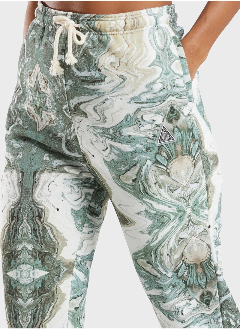 HUF - Swirl Fleece Sweatpants - Image 1