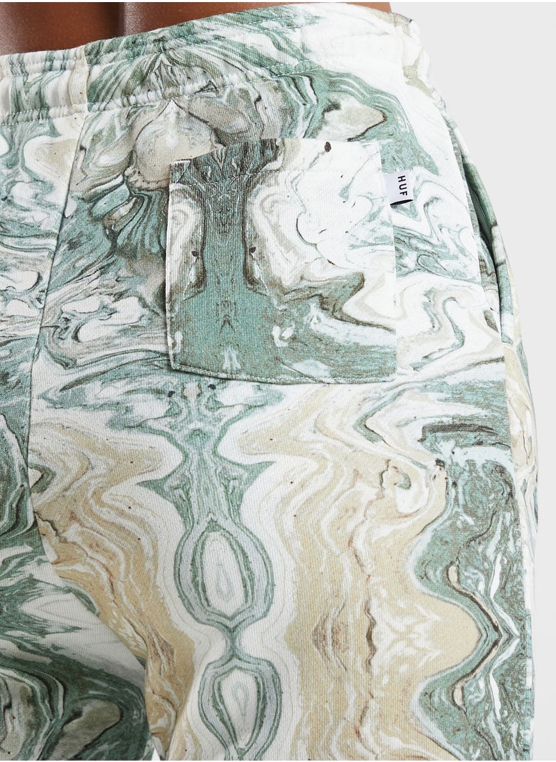 HUF - Swirl Fleece Sweatpants - Image 1