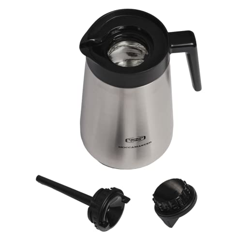 Moccamaster Technivorm Moccamaster 59865, 1.25 L Thermal Carafe, Silver, 40 ounce - Image 3