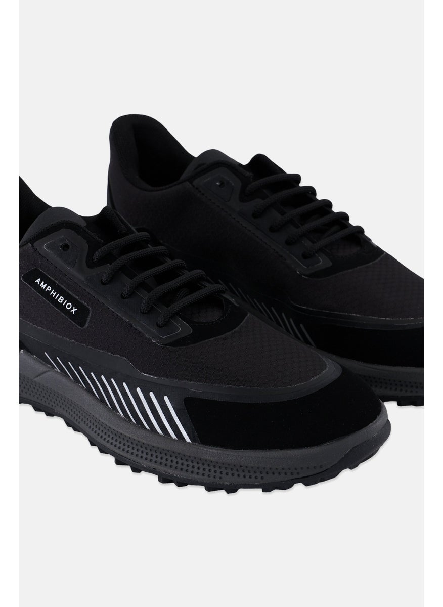 GEOX Men U PG1X ABX A Lace Up Casual Shoes, Black  - Image 3