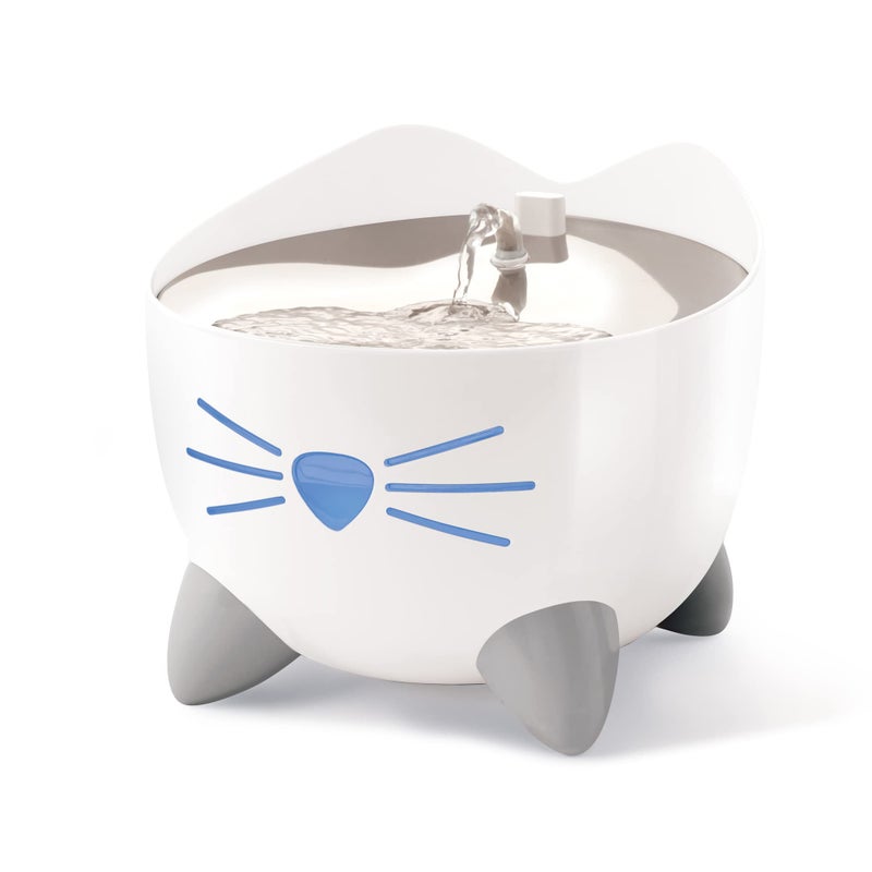 Catit PIXI Smart Water Fountain â€“ Automatic Cat Drinking Fountain with UV-C Clarifier Light and App Support,White - Image 1