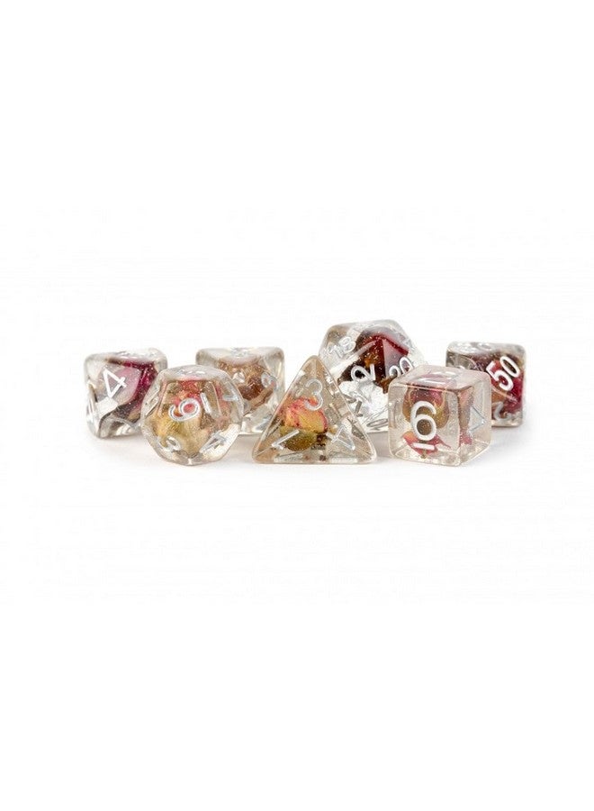 Metallic Dice Games FanRoll 16mm Resin Poly DND Dice Set: Rose Dice, Role Playing Game Dice for Dungeons and Dragons - Image 4