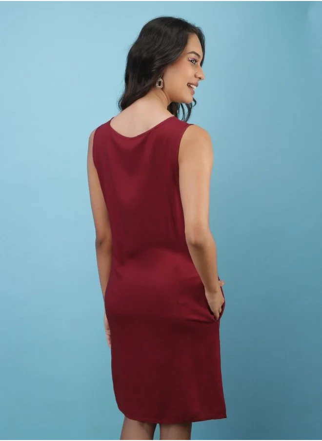 Freehand Women Regular Fit Casual Solid Dress