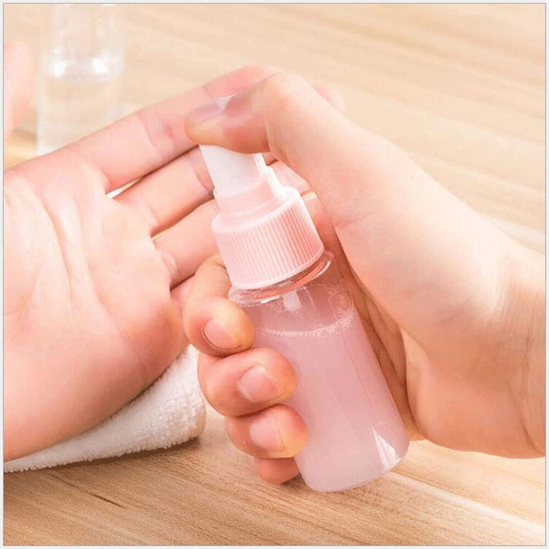 Wrixty Multifunction Empty Plastic Refillable Spray Bottle Water Spray Bottles for Men Women Face Mist Hairstyling Disinfectant Taming Hair in Morning Saloon Spray Bottle 300 ML Multi Color - Image 5