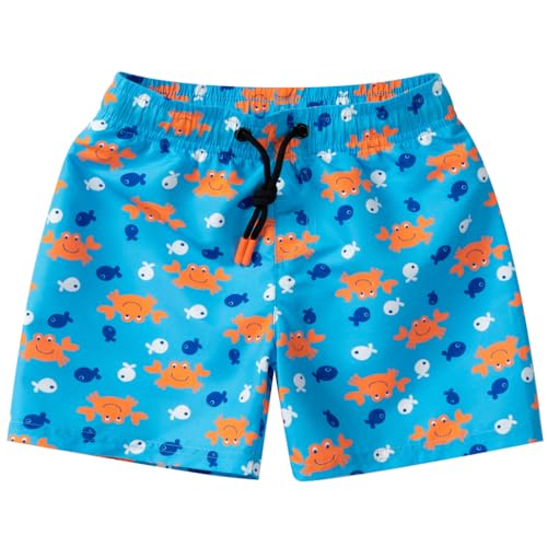 HDOBHIO Toddler and Baby Boys' 3-Piece Swimsuit Trunk Rashguard Set Sun Hat Swimwear Bathing Suit Sunsuit Swim Shirt Set Crab 2-3T - Image 3
