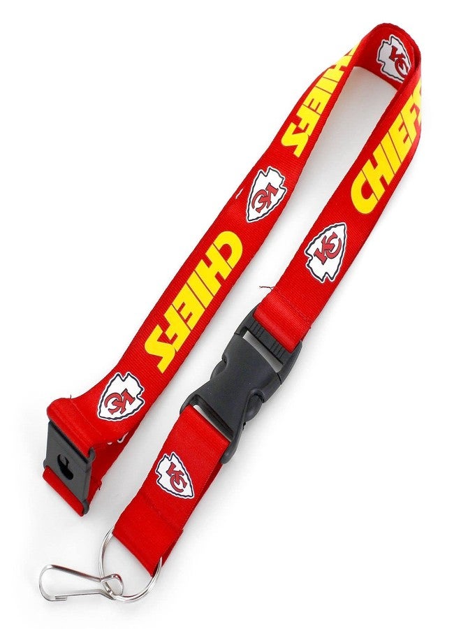 Aminco NFL Kansas City Chiefs LanyardTeam Color Red, Team Colors, One Size - Image 2