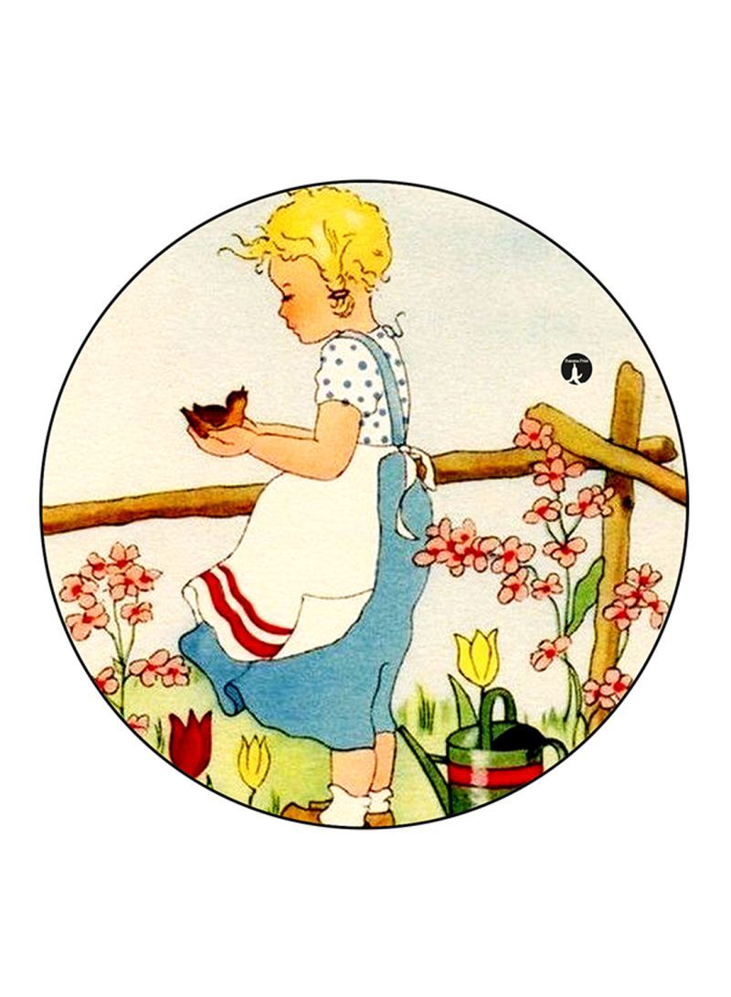 RKN Vintage Art Printed Mouse Pad  Multicolour
