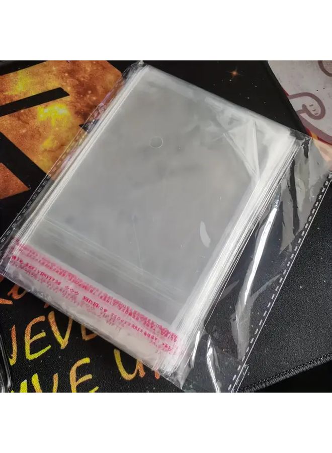 200pcs Self Sealing Reusable Bags 13x19cm Heavy Duty PP Material Hook Loop Closure - Image 5