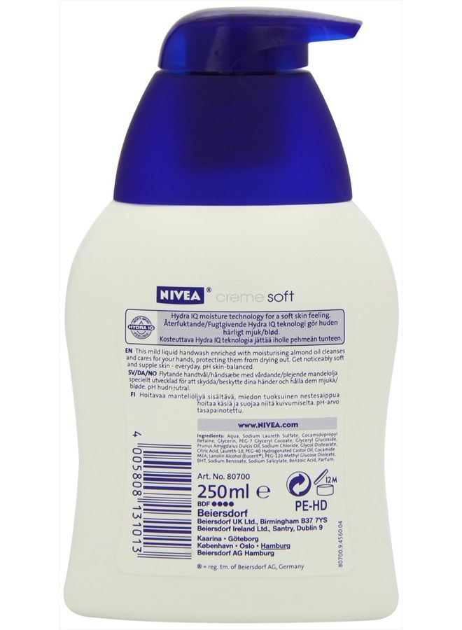 Nivea Soft Liquid Soap 250ml - Image 2