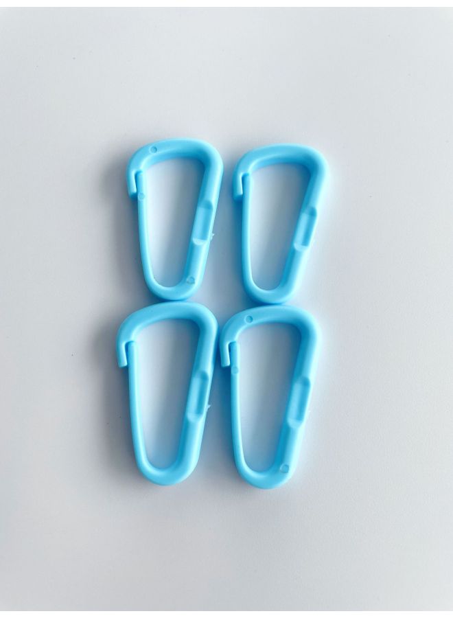 Loquat 220mm Tadpole Self-locking Data Cable Tie Storage Belt DIY Keychain Jewelry Blind Box Fashion Play Pendant Manufacturer-Color:Blue Keychain - Image 1