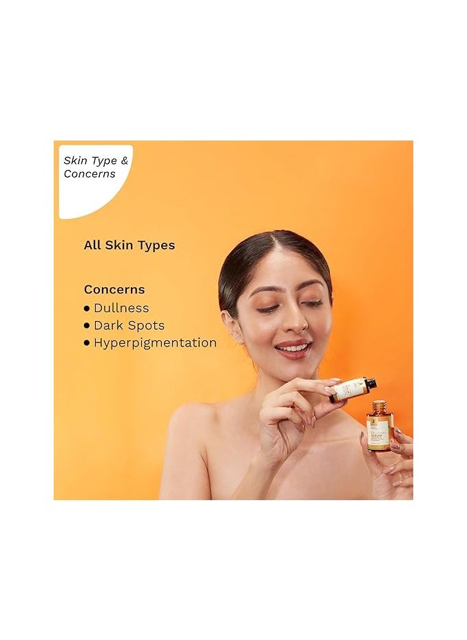 PILGRIM Pilgrim Australian 20% Vitamin C Serum (freshly made) for glowing skin with Kakadu Plum & Lime Pearl?| Non-irritating 99% Vitamin C Powder (EAA) + Liquid Serum solution | For women & men | 25 ml  - Image 5