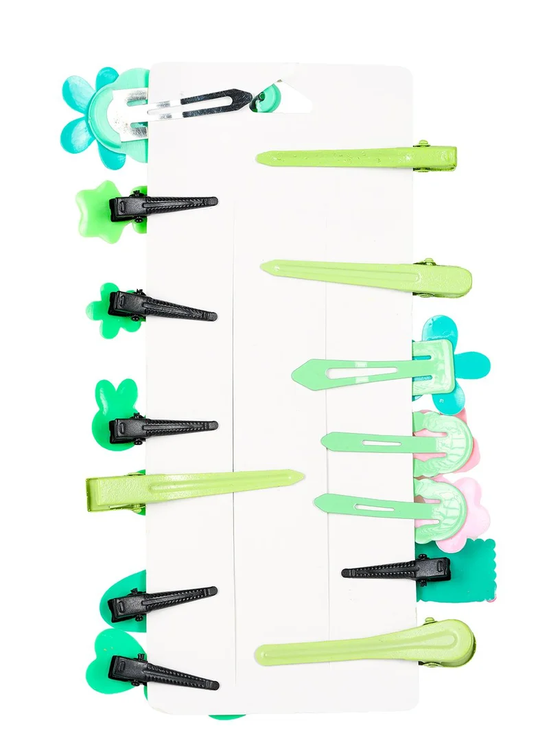 بيبي كلو Girls Cute Hair Clips Set of 15