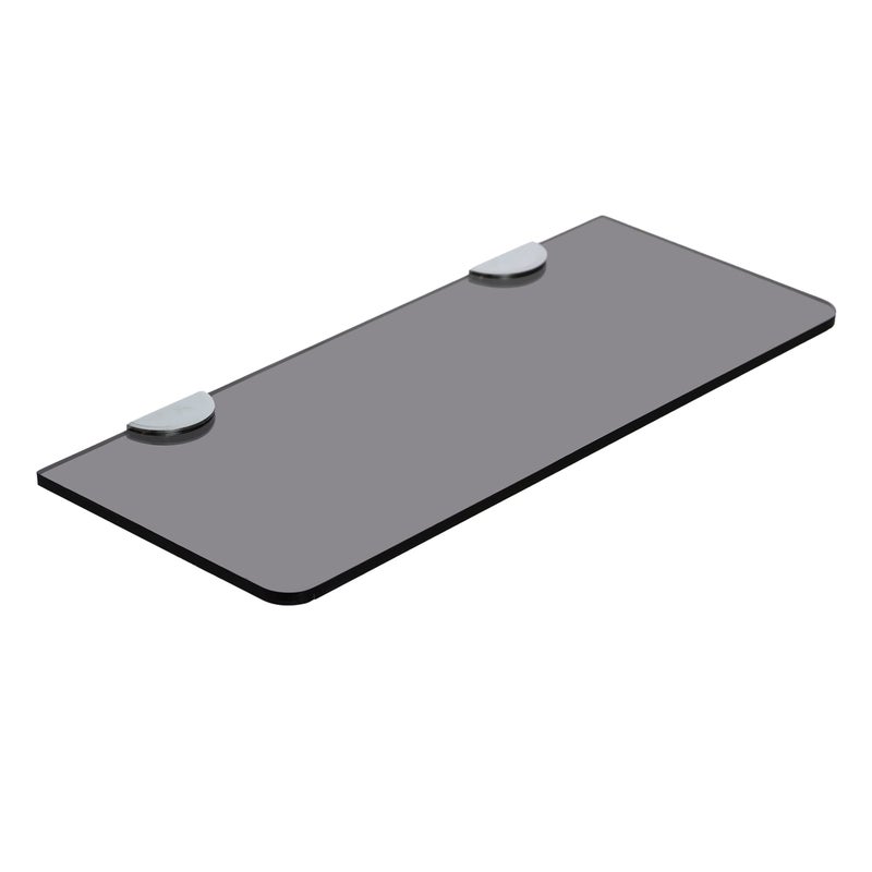 STIMULUS Acrylic Multi-Purpose Wall Mount Bathroom Shelf A Perfect Morden Accessories for Bathroom House and Hotels of Black Colour - Image 2