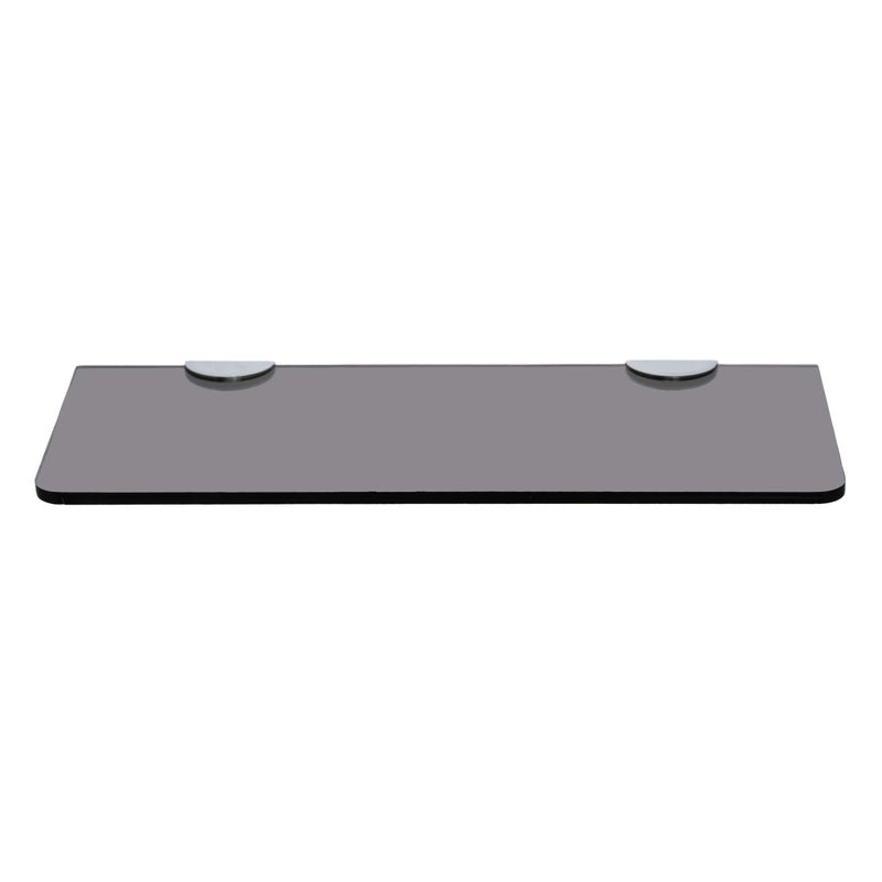 STIMULUS Acrylic Multi-Purpose Wall Mount Bathroom Shelf A Perfect Morden Accessories for Bathroom House and Hotels of Black Colour - Image 1