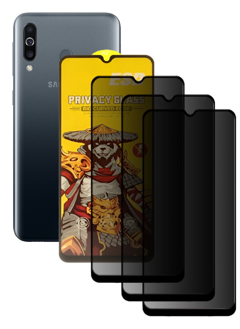 ESD 3 Pieces Tempered Dustproof Privacy Glass Screen Protector Compatible For Samsung Galaxy M30 - Image 1