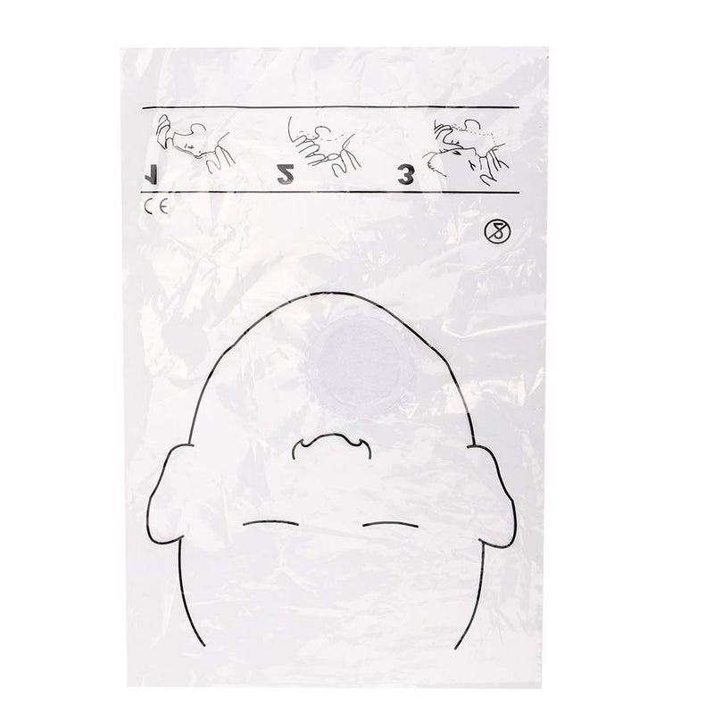 klarako Face Shields for Cpr, 36 Count Disposable Practice Shield for Students Mouth-to-mouth Resuscitation Training - Image 1