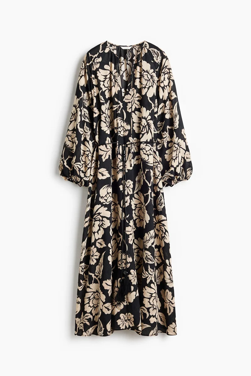 Belted tunic dress