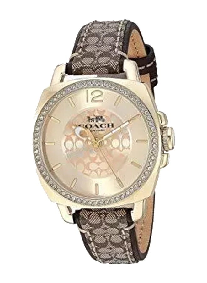 COACH TONNEAU ANALOG WOMEN'S GOLD CASE WATCH - 14503150 - Image 1