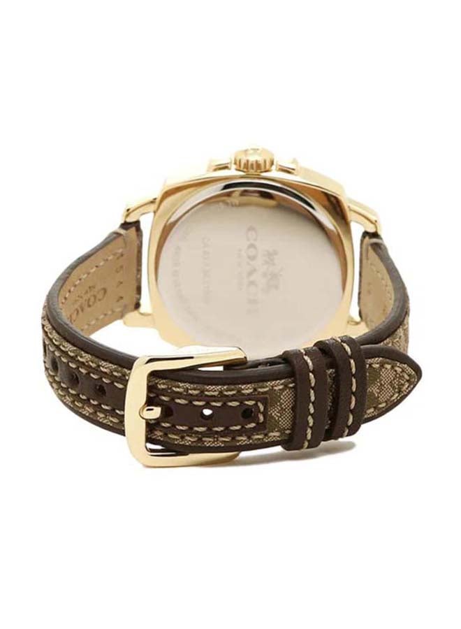 COACH TONNEAU ANALOG WOMEN'S GOLD CASE WATCH - 14503150 - Image 3