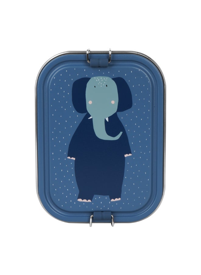 Trixie Stainless Steel Lunch Box Large - 2-Compartment - Mrs. Elephant - Image 2