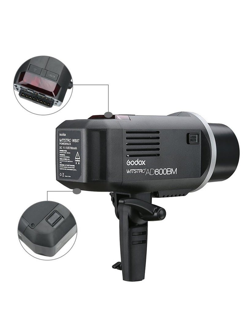 جودوكس AD600BM Falsh 600Ws Bowens Mount Outdoor Flash with 2.4G Wireless X System Compatible for Nikon Canon Sony Fujifilm Panasonic Olympus Camera (AD600BM)  - Image 2