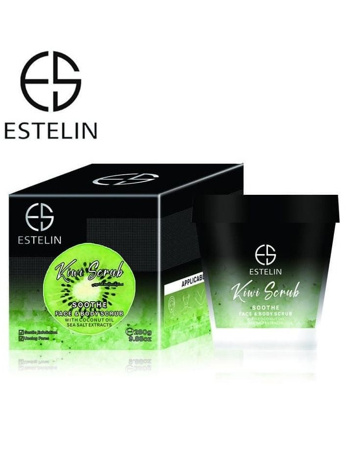 إستيلين مقشر بخلاصة الكيوي للوجه والجسم 280 جم