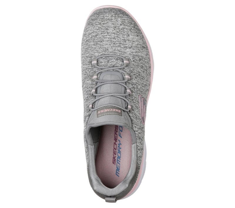 Skechers Summits - Quick Getaway-Women's Casual Shoes-12983Id-Gylp-6,Gray/Light Pink,3 UK - Image 3