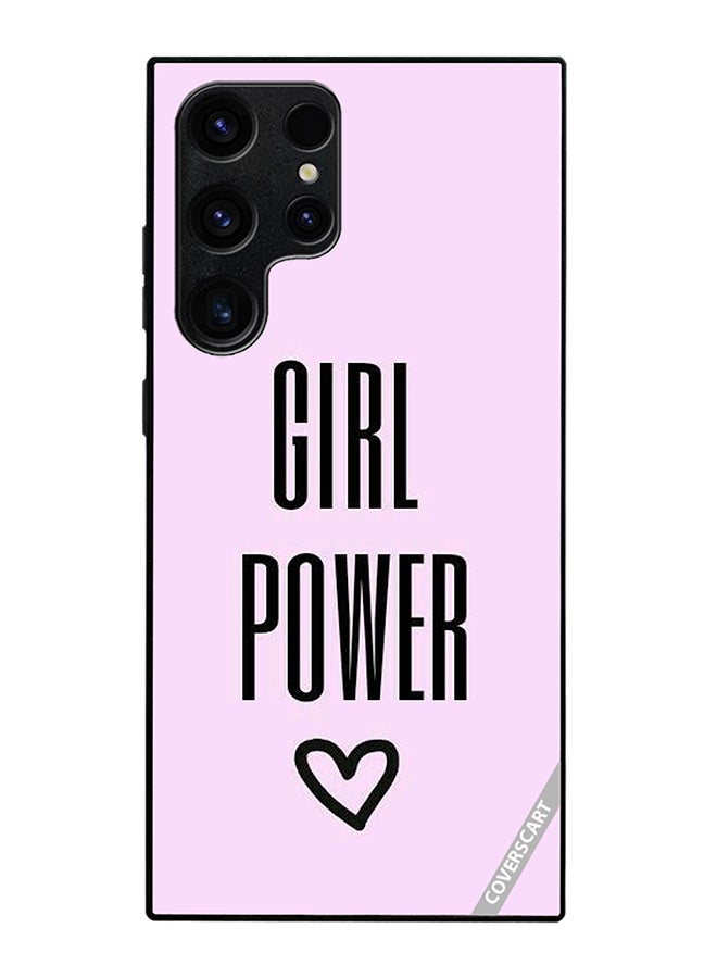 Protective Case Cover For Samsung Galaxy S24 Ultra Girl Power 2 Design Multicolour