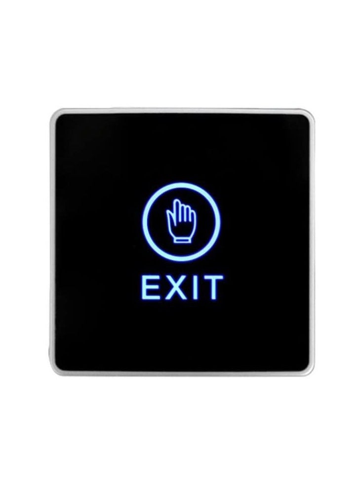 Rubik Touchless Exit Button Switch Square 86x86mm Surface Mount, No Touch Door Infrared Sensor with LED, Input DC12V Output NO/NC/COM for Access Control Systems Gates and Garage Openers  - Image 1