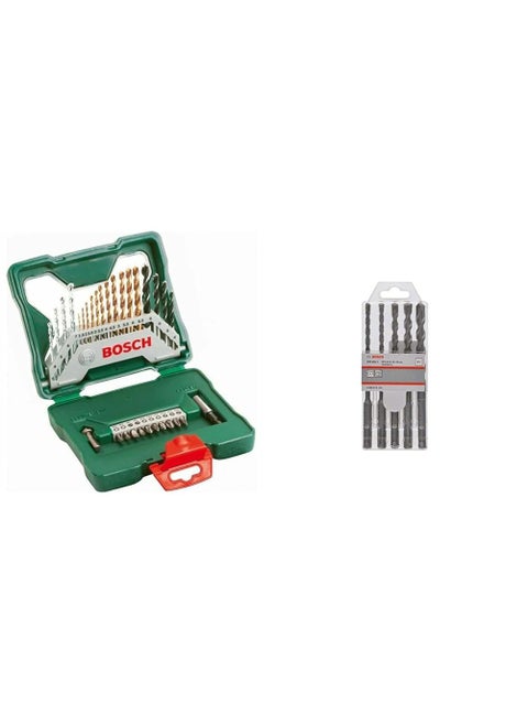 Bosch X30Ti Drill Bit and Driver Bit Set 30Pieces iron Straight