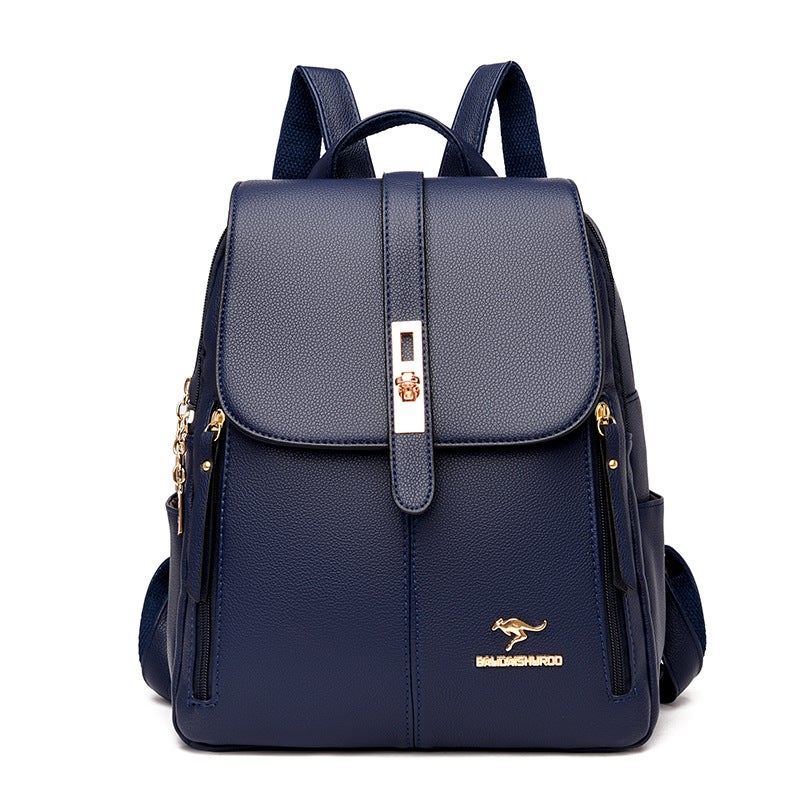 Backpack Women'S Korean Style Simple Fashion Women'S Backpack Commuter All-Match Large Capacity Shoulder Bag - Image 1