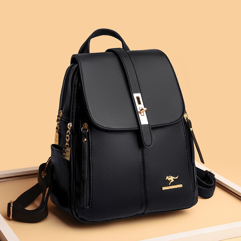 Backpack Women'S Korean Style Simple Fashion Women'S Backpack Commuter All-Match Large Capacity Shoulder Bag - Image 3