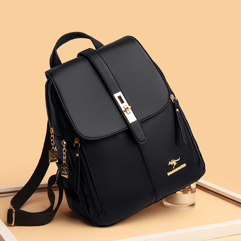 Backpack Women'S Korean Style Simple Fashion Women'S Backpack Commuter All-Match Large Capacity Shoulder Bag - Image 4