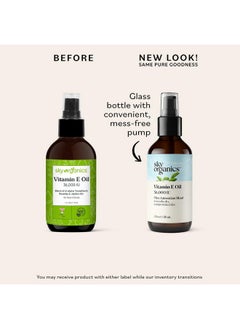 Sky Organics Sky Organics Vitamin E Oil for Face, 36,000 IU Ultra Antioxidant Blend to Deliver Reparative Moisture and Soothe Dry, Damaged & Compromised Skin, 100% Pure Cold-Pressed Facial Oil, 4 fl oz  - Image 2