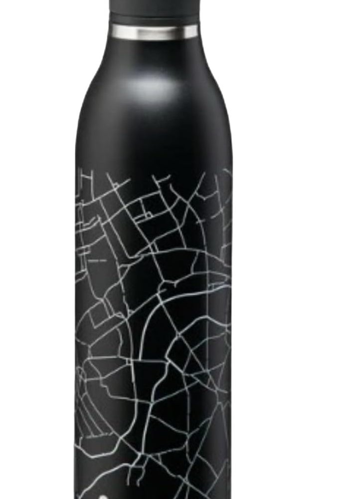 Aladdin 0.6L CityLoop Thermavac Water Bottle - Black City Print - Image 2