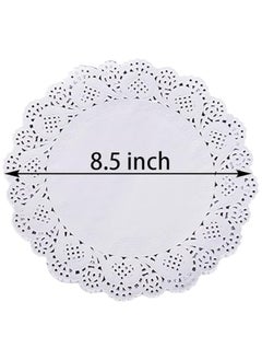 8.5-in Lace Paper Doilies Disposable Decorative Round Paper Tableware Decoration 100 Piece White - pzsku/Z69C6DFEAEC870CC1474CZ/45/_/1707978971/207b7b1c-0edd-4e6c-9f7b-425ddf07704e