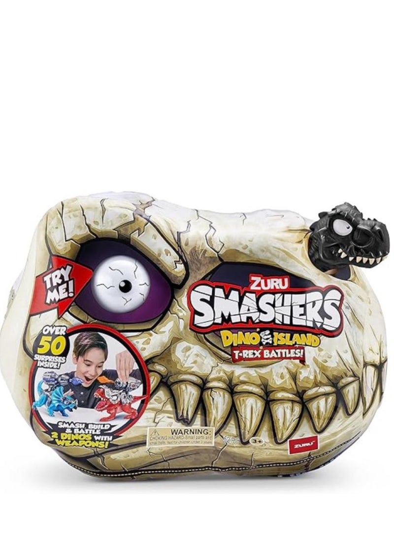 SMASHERS Dino Island S1 T-Rex Battle Playset  - Image 1