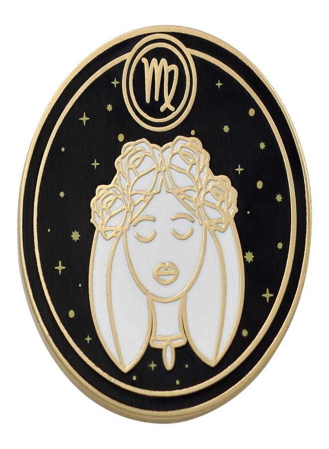 REAL SIC Astrological Sign Pin - Star Sign/Astrology Enamel Pins, Lapel Pins for Birth Sign, Great Gift for Anyone, Perfect Accessory for Jackets, Hats, Backpacks & Tops (Virgo) - Image 1