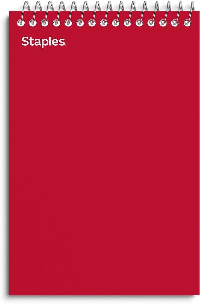 Staples 200006 Memo Pads 4Inch x 6Inch College Assorted 50 ShPad 5 PadsPK 11494 - Image 1