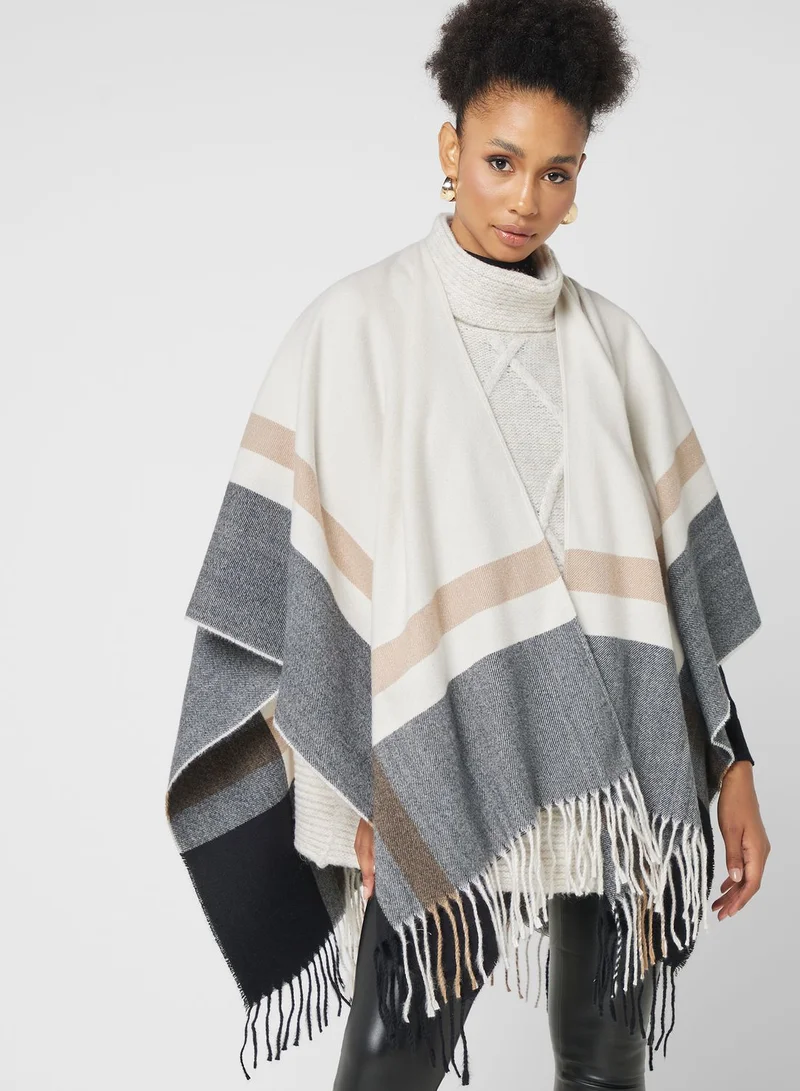 Marks & Spencer Colour Block Poncho