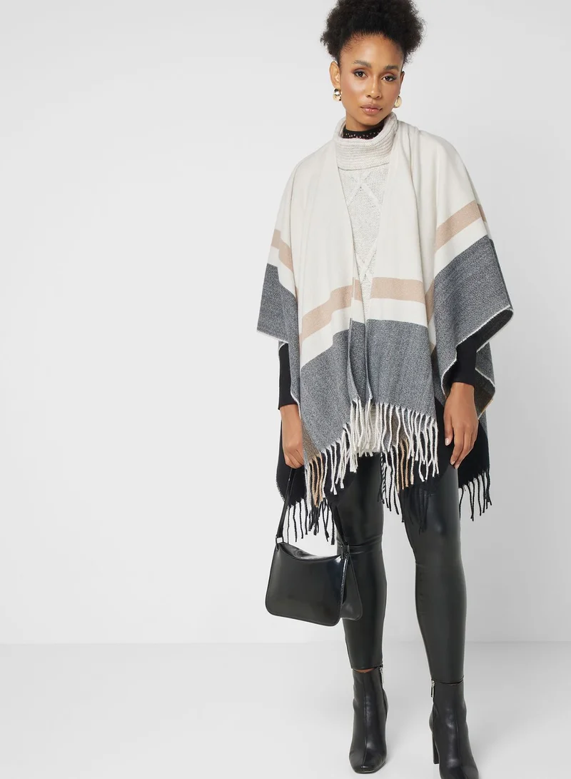 Marks & Spencer Colour Block Poncho