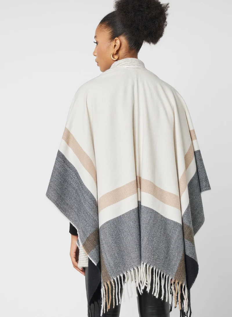 Marks & Spencer Colour Block Poncho