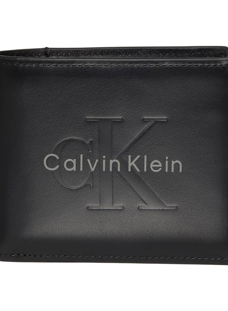 CALVIN KLEIN Embossed Monologo Bifold Wallet - Image 4