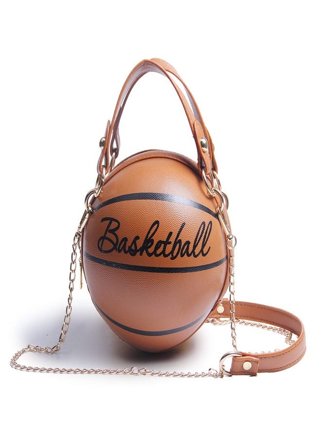 Lanpet Women Crossbody Bags Basketball Shaped PU Handbags Adjustable Strap Shoulder Messenger Bag - Image 3