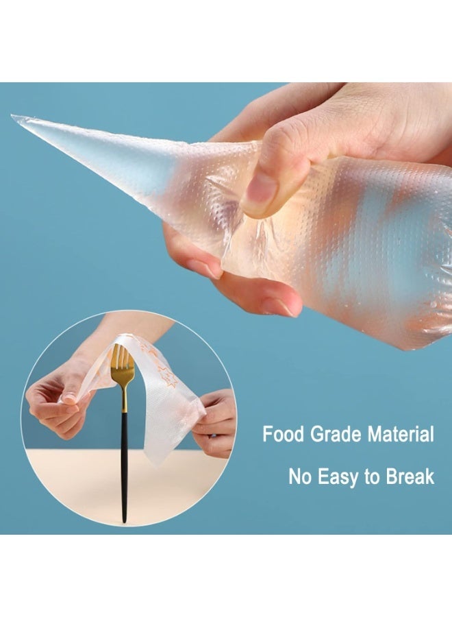Disposable Piping Bags - Anti-Burst Pastry Bags with Anti-Slip Bump Texture - Medium Size Icing and Frosting Bags for Professional Cake and Cookie Decoration - Image 5